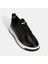 Erkek Siyah Lastik Bağcıklı Deri Sneaker 4