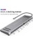 In 1 Stand Özellikli Type-C Hub USB 3.0-SD/TF-RJ45-HDMI-VGA-USB-C Dönüştürücü 2