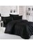 Hermosa RANFORCE%100 Pamuk Çift Kişilik Nevresim Takımı - Siyah 1