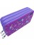 Üç Gözlü Lastikli Kalemlik Unicorn Mor 1