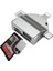USB Otg Kart Okuyucu Micro USB Type-C ve Lightning Uçlu Telefon Pc Bilgisayar ve Notebook Uyumlu Mikro Sd Kart Okuyucu ZR591 1