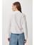 Gömlek Yaka Anvelop Poplin Bluz LZV0040 Beyaz 4