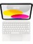 Keyboard Folio: iPad (A16) ve iPad (10. Nesil) Için Klavye ve Kılıf, Klavye ve Manyetik Olarak Yapışan Kılıf, Yerleşik Trackpad, Türkçe F Klavye — Beyaz 3