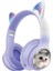 5.3 Kedili Kulak Üstü Bluetooth Kulaklık Mor Blt-45 1
