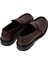 Loafer Ayakkabı Koyu Kahverengi 3