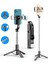 Işıklı Selfie Çubuğu Uzaktan Kumandalı 116 cm Tripod Özçekim Alüminyum Masa Üstü Tripod 1