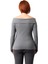 Kadın Carmen Yaka Pamuklu Kaşkorse Bluz Rahat Kesim ve Şık Detaylar Kaliteli Şık Rahat Modern 3