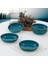 Petrol Mavi Halka Çerezlik/sosluk 13 cm 6 Adet 1