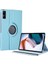 Redmi Pad Se 11INÇ ile Uyumlu Kılıf 360 Dönebilen Standlı Case Mavi 1