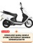 Yuki TB100T3E Picasso 100 Branda Motosiket Brandası (Gri Renk) Motor Örtüsü Çadır Su Geçirmez Motosiklet Kılıfı Motor Brandası 2
