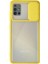 Samsung Galaxy A71 Kılıf Palm Buzlu Kamera Sürgülü Silikon - SARI-(5796) - N609J710-M10609 1