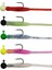 Hook Worm Jighead+Lrf Silikonu 1gr+4.5cm 5 Adet 1