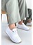 Tone Beyaz Cilt Bağcıklı Spor Ayakkabı 1