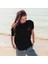 Chili Vibes Only Oversize Tişört - Siyah 4