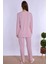 Pembe Hamile Lohusa Pijama Takımı 4