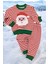 Yeni Yıl Bebek Takımı Noel Baba Desenli 2li Alt Üst Unısex Aylık Yılbaşı 3-6-9-12AY 1