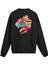 Sırt Baskılı Renkli Karikatür Tasarımlı Sweatshirt 1