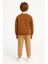 Çocuk Eşofman Takımı 2’li – Karamel Sweat + Çizgili Jogger (Unisex) 2