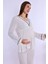 Ekru Hamile Lohusa Pijama Takımı 4