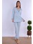 Mavi Hamile Lohusa Pijama Takımı 4
