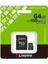 Kıngston Microsd 64GB Canvas Select Plus SDCS3/64GB U1 Class 10 Hafıza Kartı 1