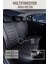 Citroen C4 Grand Picasso 3 Tekli Oto Koltuk Kılıfı Ön Arka Set Siyah Beyaz Scr 2