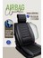 Citroen C4 Grand Picasso 3 Tekli Oto Koltuk Kılıfı Ön Arka Set Siyah Scr 4