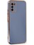 Samsung Galaxy A03S Kılıf Volet Silikon - Mavi 4