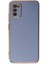 Samsung Galaxy A03S Kılıf Volet Silikon - Mavi 5