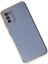 Samsung Galaxy A03S Kılıf Volet Silikon - Mavi 6
