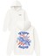 Tiger Beijing Tasarım Baskılı Oversize Beyaz Kapüşonlu Sweatshirt 1