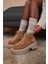 Anna Camal Süet Renkli Casual Bağcıklı Kadın Bot 1