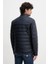 Erkek Quilted Biker Ceket - Lacivert 2
