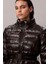 Kadın Belted Lightweight Puffer Mont - Siyah 4