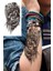 Gladyatör Dövmesi, Aslan Dövmesi, Savaşçı Dövmesi, Geçici Dövme Tattoo, Erkek Geçici Dövme, Kol ve Vücut Dövmesi 1