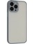 Apple iPhone 14 Pro Max Kılıf Montreal Silikon Kapak - Gri 5
