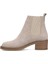 Elit Evelindra Kadın Hakiki Süet Deri Chelsea Bot Bej 3