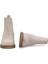 Elit Evelindra Kadın Hakiki Süet Deri Chelsea Bot Bej 5
