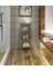 Concept Sahra Krom 4 Katlı Ahşap Raf Banyo Köşe Rafı Düzenleyici Organizer Raf 1