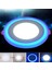 Adet Çift Renkli Hero LED Panel 6+3 Watt 14,5 cm Mavi - Beyaz Iki Renkli Tavan Spot Lambası 3