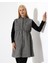 Kadın Fermuar Kapama Mütevazı Büyük Beden Yelek 5