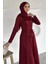 Bel Bağcıklı Tesettür Dalgıç Elbise P-00018950 3