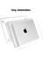 MacBook Air M4 M3 M2 13,6 Inç (2025-2022) A3240 A3113 A2681 ile Uyumlu, Ultra Ince Sert Kapak Koruyucu Kılıf Snap Case + Klavye Kapakları + Ekran Koruyucu Folyo, Şeffaf 3