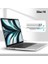 MacBook Air M4 M3 M2 13,6 Inç (2025-2022) A3240 A3113 A2681 ile Uyumlu, Ultra Ince Sert Kapak Koruyucu Kılıf Snap Case + Klavye Kapakları + Ekran Koruyucu Folyo, Şeffaf 5
