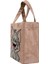 Kadın Vegan Krem Large Tote Bag - Warner Bros Smiles And Whiskers Tasarım 3