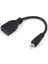 Micro HDMI To HDMI Çevirici Görüntü ve Ses Aktarım Kablosu 15 cm 5139 1