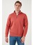 Pamuklu Regular Fit Yarım Fermuarlı Dik Yaka Sweat Erkek Sweat 59052592 4