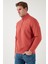 Pamuklu Regular Fit Yarım Fermuarlı Dik Yaka Sweat Erkek Sweat 59052592 6