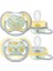 Philips Avent Ultra Air Gece Emzik, 18 Ay+, 2’li Paket, Karanlıkta Parlayan, Ortodontik Silikon, Geniş Hava Delikli, Mikrodalga Sterilize Edilebilir, Bpa Içermez, SCF376/01 2
