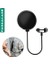 Çift Katmanlı Stüdyo Için Mikrofon Pop Filtre Canlı Yayın, Müzik Pop Filter - FC1089 2